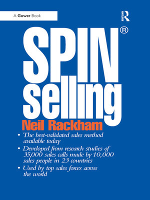 cover image of SPIN&#174; -Selling